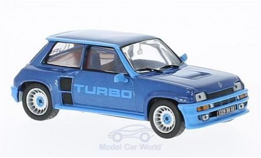 Modelauto Renault 5 Turbo metallic blauw 1980 1/43 Solido