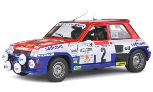 Modelauto Renault 5 Turbo No.2 Team Galtier Sodicam Rally EM Rally Antibes 1983 y compris les Decals J-L.Therier/M.Vial 1/18 Solido