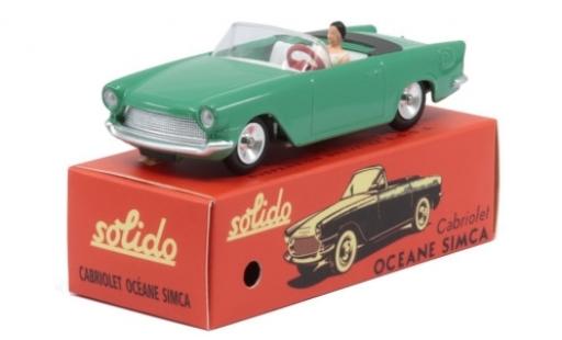 Modelauto Simca Oceane Cabriolet groen 1960 1/43 Solido
