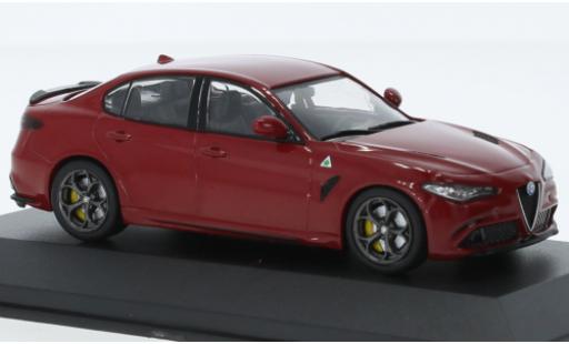 Modelauto Alfa Romeo Giulia quadrifoglio rood 2019 1/43 Solido