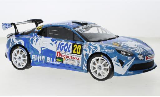 Modelauto Alpine A110 rgt Rally No.20 Rally du Var 2021 1/18 Solido
