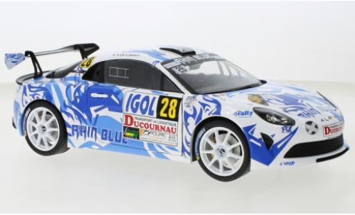 Modelauto Alpine A110 rgt Rally No.28 Rally du Var 2021 1/18 Solido