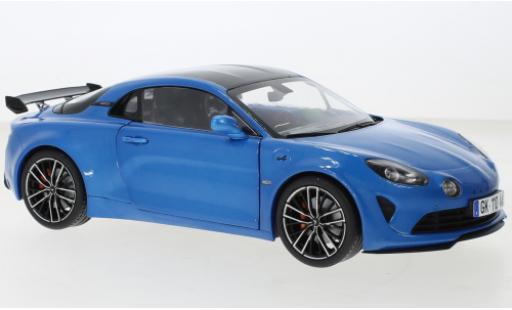 Modelauto Alpine A110 s Aero Pack metallic blauw 2023 1/18 Solido
