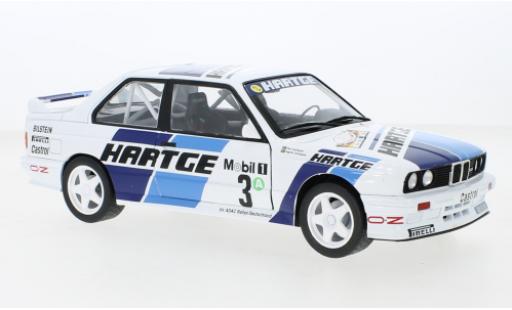 Modelauto Bmw M3 course (E30) No.3 Hartge Rally DM Rally Allemagne 1990 1/18 Solido