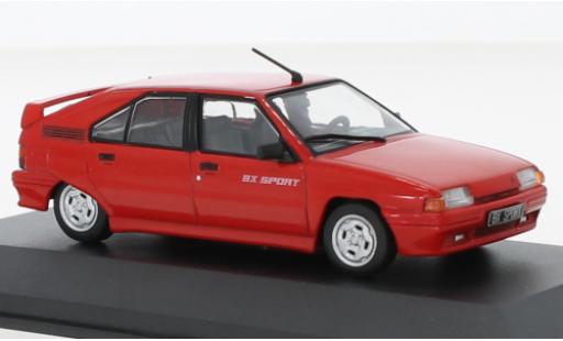 Modelauto Citroen BX sport 1.9 8V rood 1985 1/43 Solido