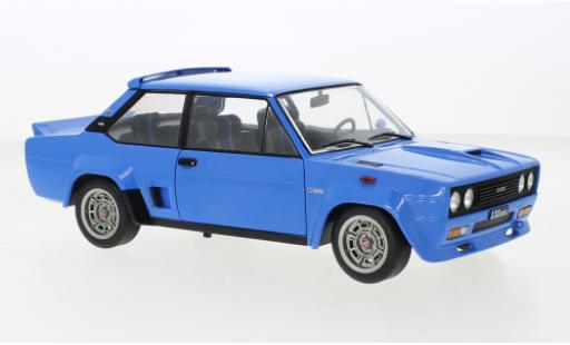 Modelauto Fiat 131 Abarth blauw 1980 1/18 Solido