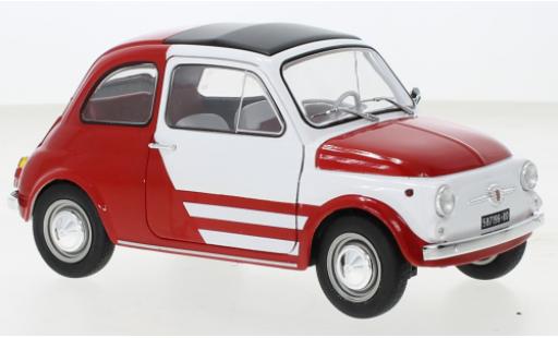 Modelauto Fiat 500 R Robe di Kappa wit/rood 1965 1/18 Solido