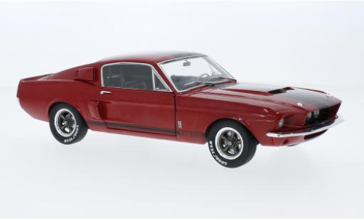 Modelauto Ford Mustang Shelby GT500 Ford Mustang metallic rood fonc&Atilde;&copy;/zwart 1967 1/18 Solido