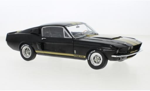 Modelauto Ford Mustang Shelby GT500 Ford Mustang zwart/gold 1967 1/18 Solido
