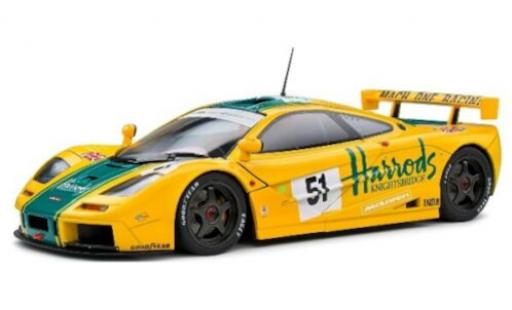 Modelauto McLaren F1 GTR GTR No.51 Harrods Mach One Racing Harrods 24h Le Mans 1995 1/18 Solido