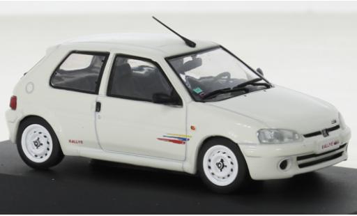 Modelauto Peugeot 106 Rallye Rally Phase II wit 1995 1/43 Solido