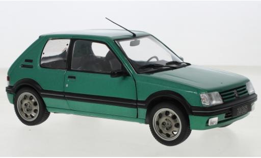 Modelauto Peugeot 205 GTI Griffe metallic groen 1992 1/18 Solido