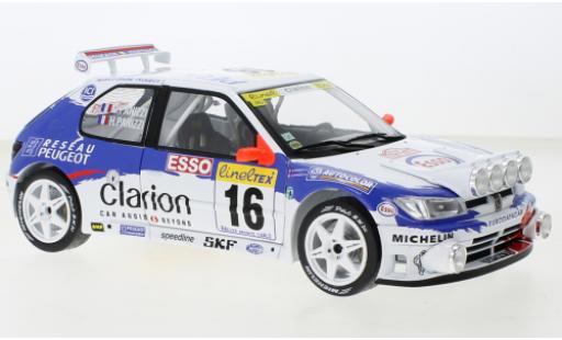 Modelauto Peugeot 306 Maxi No.16 Rally WM Rally Monte Carlo 1998 1/18 Solido