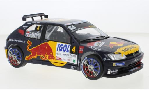 Modelauto Peugeot 306 Maxi No.4 Red Bull Rally du Mont Wit 2021 1/18 Solido