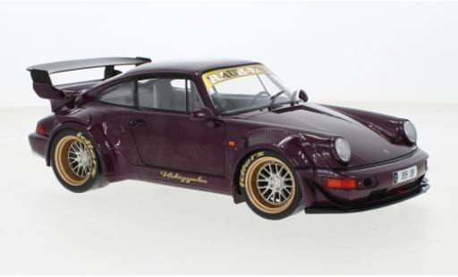 Modelauto Porsche 911 RWB metallic lila HEKIGYOKU 2022 1/18 Solido