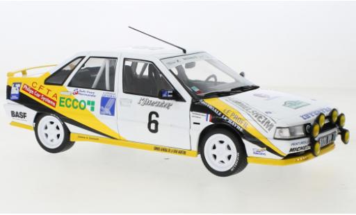 Modelauto Renault 21 Turbo No.6 Rally Charlemagne 1991 1/18 Solido