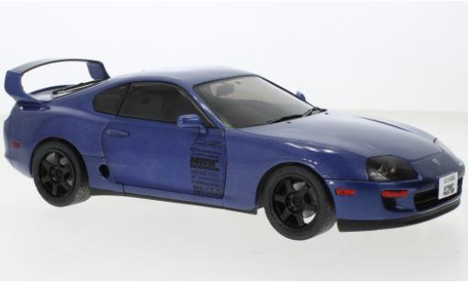 Modelauto Toyota Supra Base (A80) metallic blauw 1993 1/18 Solido