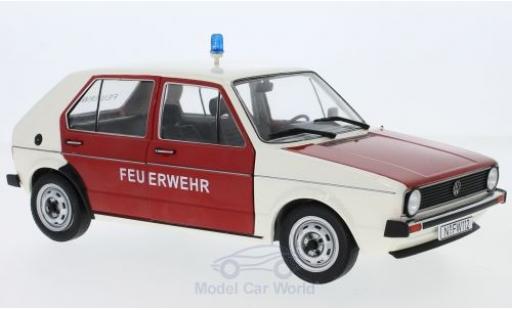 Modelauto Volkswagen Golf Base I Brandweer 1974 1/18 Solido