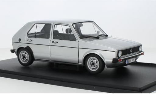 Modelauto Volkswagen Golf Base I L grijs 1975 1/18 Solido