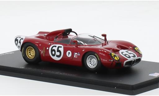 Modelauto Alfa Romeo 33 tipo 33 prototipo RHD No.65 IMSA 12h Sebring 1967 1/43 Spark