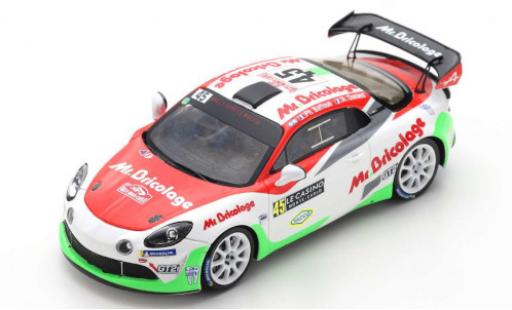 Modelauto Alpine A110 rgt Rally No.45 Rally WM Rally Monte Carlo 2021 P.Baffoun/A.Dunand 1/43 Spark