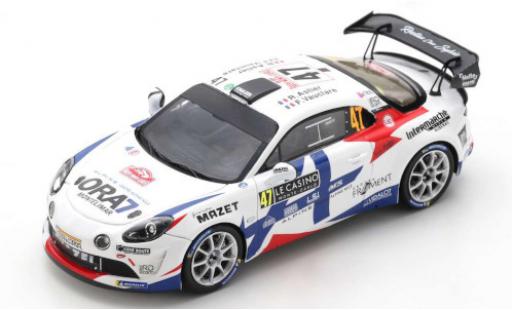 Modelauto Alpine A110 r Rally RGT No.47 Chazel Technologie Course Rally WM Rally Monte Carlo 2021 .Astier/F.Vauclare 1/43 Spark