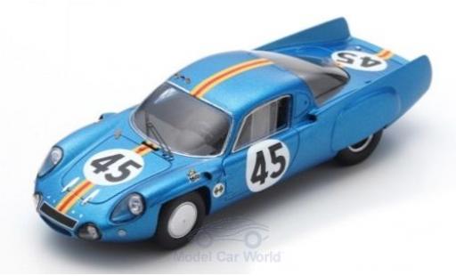 Modelauto Alpine A210 le mans No.45 24h 1966 G.Verrier/R.Bouharde 1/43 Spark
