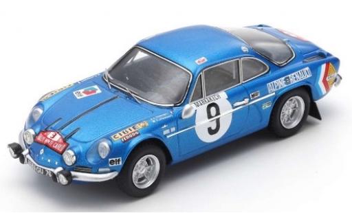 Modelauto Alpine A110 rallye Renault No.9 Rally Monte Carlo 1971 J-L.Therier/M.Callewaert 1/43 Spark