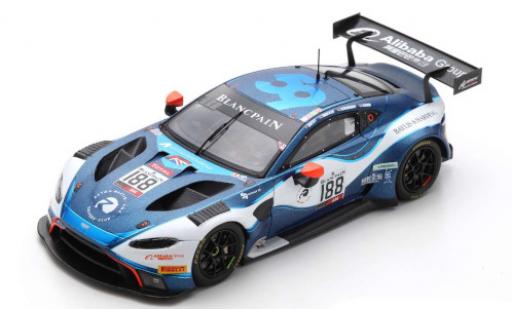 Modelauto Aston Martin Vantage gt3 AMR No.188 Garage 59 24h Spa 2019 A.West/C.Harris/C.Goodwin/R.Gunn 1/43 Spark