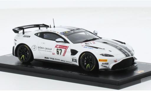 Modelauto Aston Martin V8 Vantage GT4 gt4 Vantage AMR No.67 D&Atilde;&para;rr Motorsport 24h N&Atilde;&frac14;rburgring 2023 1/43 Spark
