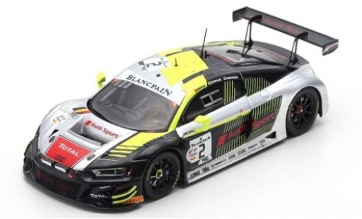 Modelauto Audi R8 lms GT3 No.2 Sport Team WRT 24h Spa 2019 D.Vanthoor/A.Riberas/F.Stippler 1/43 Spark