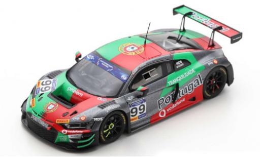 Modelauto Audi R8 gt LMS GT3 No.99 Team Portugal FIA Motorsport Games Cup Vallelunga 2019 M.Ramos/H.Chaves 1/43 Spark