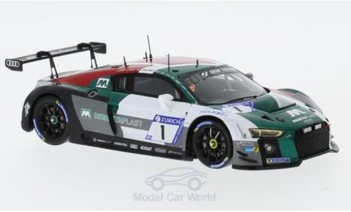 Modelauto Audi R8 lms No.1 Sport Team Land 24h N&Atilde;&frac14;rburgring 2018 C.Mies/K.van der Linde/S.van der Linde/R.Rast 1/43 Spark