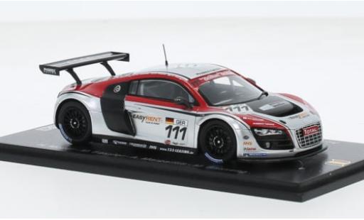 Modelauto Audi R8 lms No.111 Phoenix Racing 24h Spa 2009 1/43 Spark
