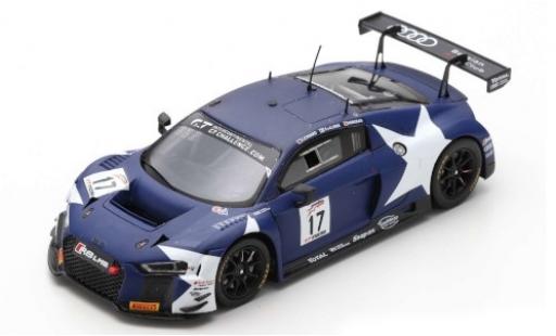 Modelauto Audi R8 gt LMS No.17 Sport Team WRT Intercontinental Challenge 8h Kalifornien 2018 S.van der Linde/A.Riberas/S.Leonard 1/43 Spark
