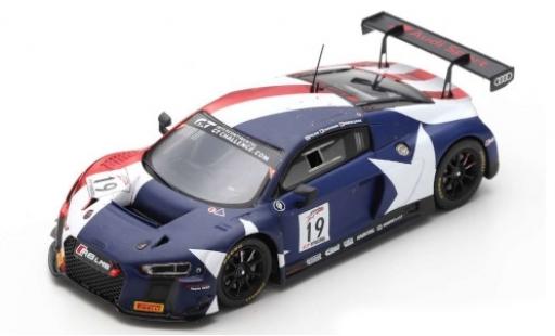 Modelauto Audi R8 gt LMS No.19 Sport Team WRT Intercontinental Challenge 8h Kalifornien 2018 R.Frijns/D.Vanthoor/M.Winkelhock 1/43 Spark