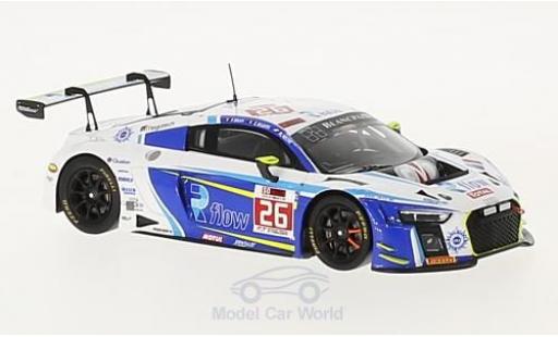 Modelauto Audi R8 lms No.26 Sainteloc Racing 24h Spa 2017 C.Kelders/M.Rostan/F.Bouvy 1/43 Spark