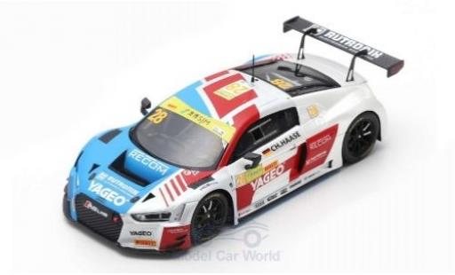 Modelauto Audi R8 gt LMS No.28 Sport Team Rutronik Fia World Cup Macau 2018 C.Haase 1/43 Spark
