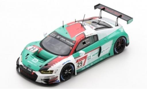 Modelauto Audi R8 lms No.29 Sport Team Land MontaPlast 24h N&Atilde;&frac14;rburgring 2019 C.Mies/R.Rast/K.van le Linde/C.Haase 1/43 Spark