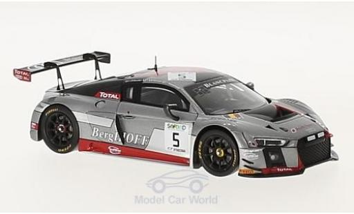 Modelauto Audi R8 lms No.5 Sport Team WRT 24h Spa 2017 M.F&Atilde;&curren;ssler/A.Lotterer/D.Vanthoor 1/43 Spark