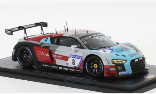 Modelauto Audi R8 lms No.8 Sport Team WRT 24h N&Atilde;&frac14;rburgring 2018 R.Rast/R.Frijns/D.Vanthoor/K.van der Linde 1/43 Spark