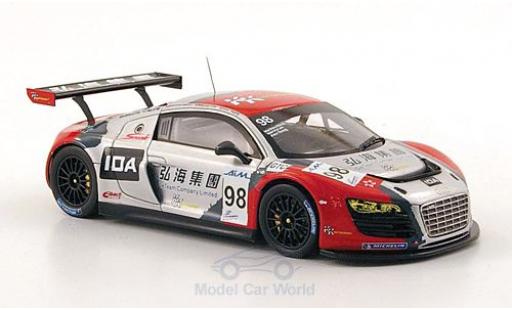 Modelauto Audi R8 lms No.98 KK Performance ILMC 1000km Zhuhai 2010 M.Lee/A.Yoong/M.Marsh 1/43 Spark
