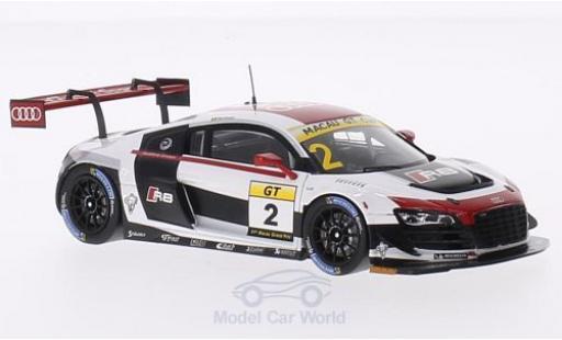 Modelauto Audi R8 gt spyder LMS Ultra No.2 Cup GP Macau 2014 L.Vanthoor 1/43 Spark