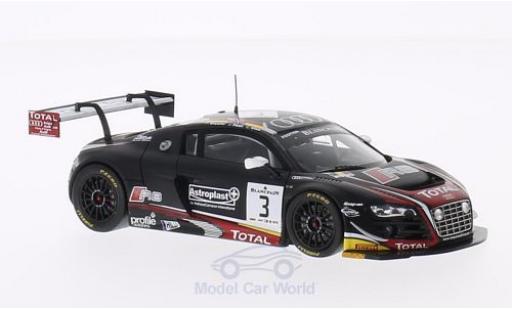 Modelauto Audi R8 lms Ultra No.3 Belgian Club Team WRT 24h Spa 2014 C.Mies/F.Stippler/J.Nash 1/43 Spark