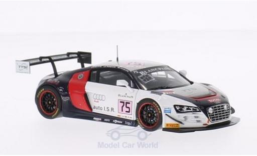 Modelauto Audi R8 lms Ultra No.75 ISR 24h Spa 2014 M.Basseng/F.Hamprecht/F.Salaquarda 1/43 Spark