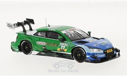 Modelauto Audi RS5 dtm RS 5 No.77 Sport Team Phoenix ARAL ultimate / Castrol EDGE 2017 L.Duval 1/43 Spark