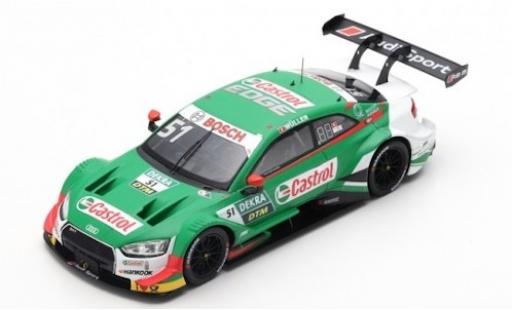 Modelauto Audi RS5 dtm RS 5 No.51 Sport Team Abt Sportsline Castrol 2019 N.M&Atilde;&frac14;ller 1/43 Spark