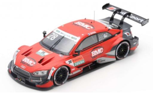 Modelauto Audi RS5 dtm No.28 Sport Team Phoenix Super GT x DreamRace Fuji 2019 L.Duval 1/43 Spark