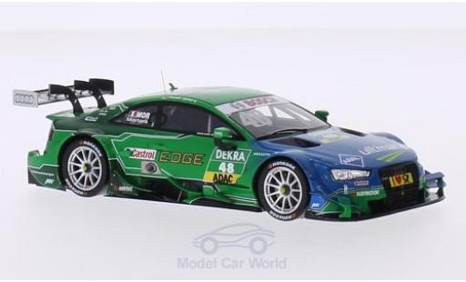 Modelauto Audi RS5 dtm No.48 Sport Team Abt Sportsline ARAL ultimate / Castrol EDGE 2015 E.Mortara 1/43 Spark