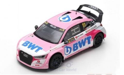 Modelauto Audi S1 rallycross EKS RX quattro No.51 EKS Sport BWT World RX Lettland 2018 N.M&Atilde;&frac14;ller 1/43 Spark